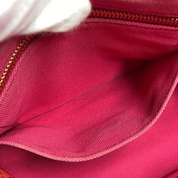 Prada Canapa logo tote bag shoulder crossbody handbag pink canvas - Picture 15 of 15